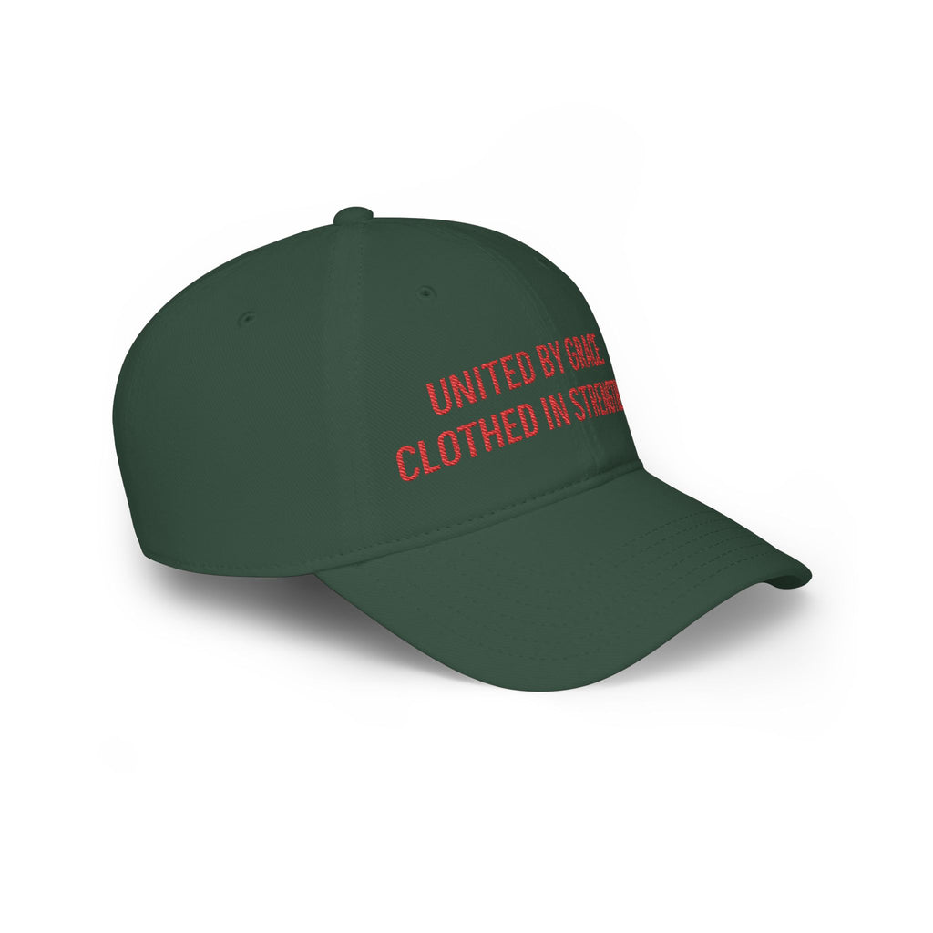 United by Grace, Clothed in Strength Baseball Cap