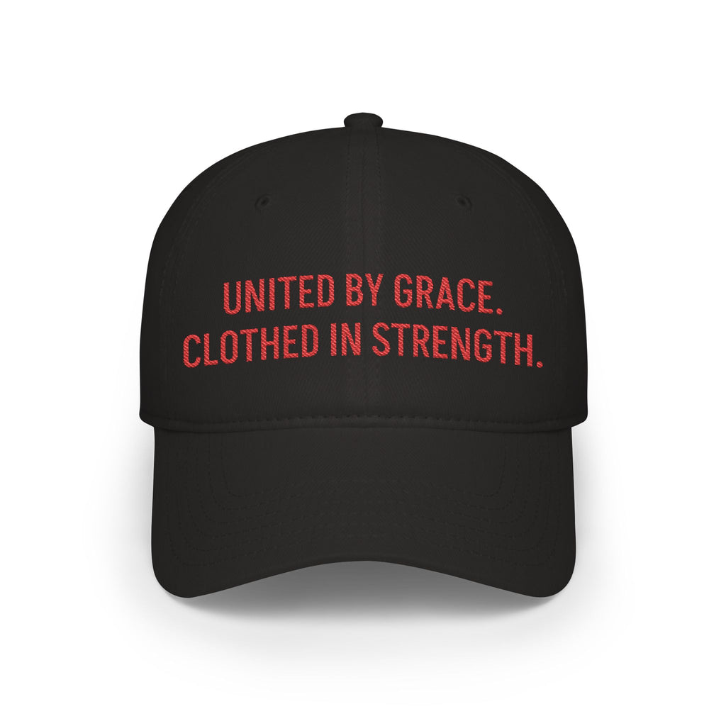 United by Grace, Clothed in Strength Baseball Cap