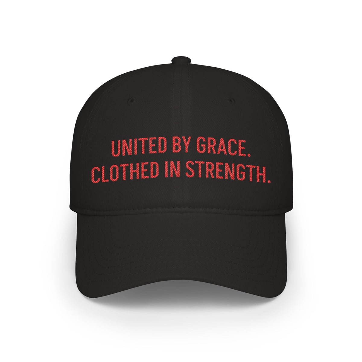 United by Grace, Clothed in Strength Baseball Cap