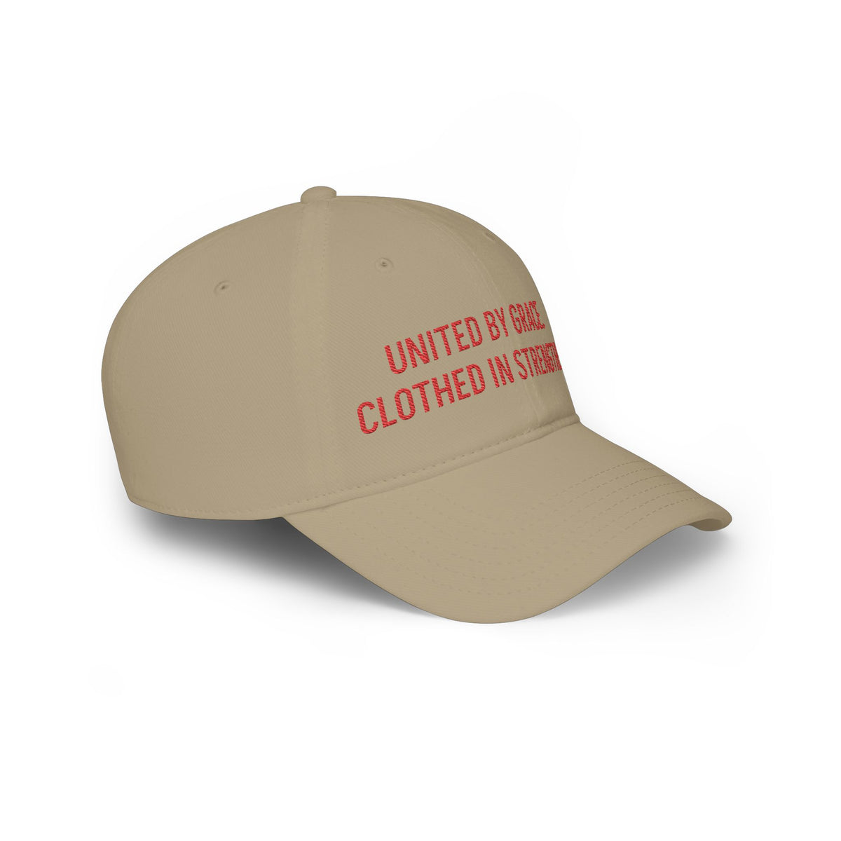 United by Grace, Clothed in Strength Baseball Cap