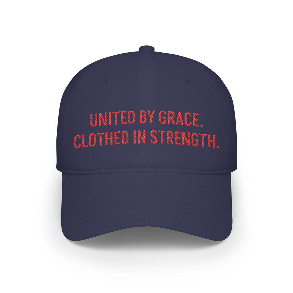 United by Grace, Clothed in Strength Baseball Cap