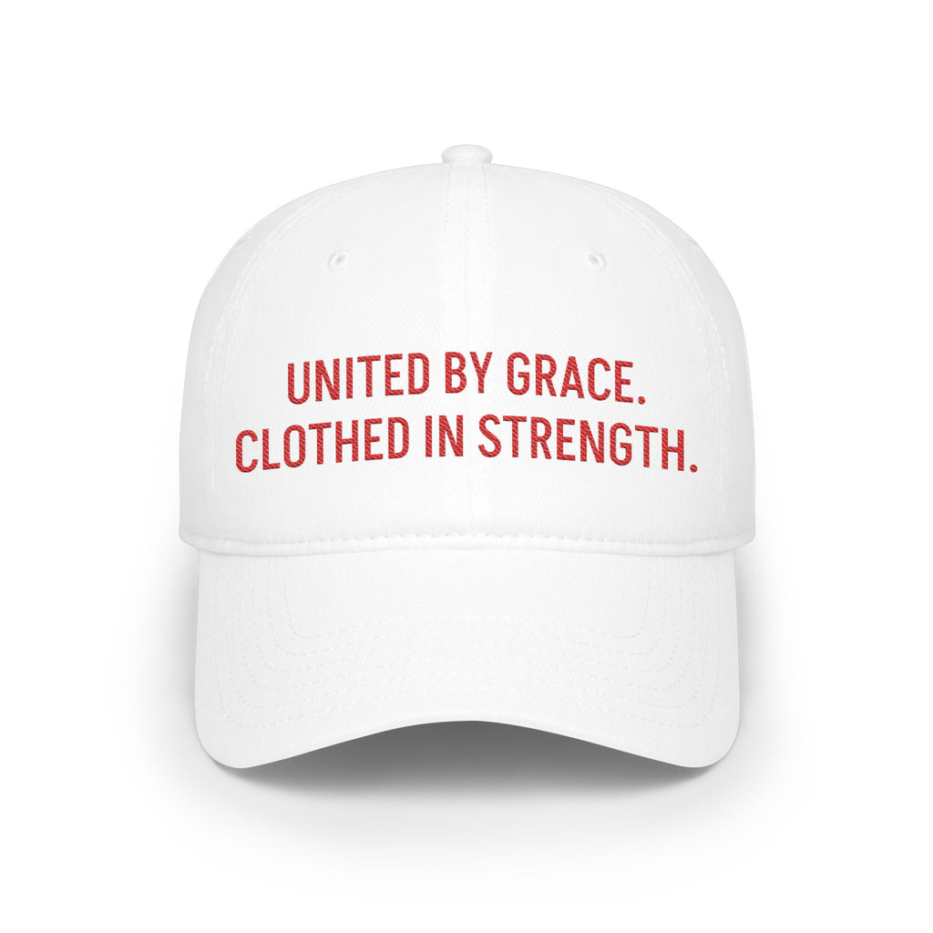 United by Grace, Clothed in Strength Baseball Cap